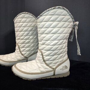 NWOB The North Face Thermoball Roll-Down Bootie II in Cream 8